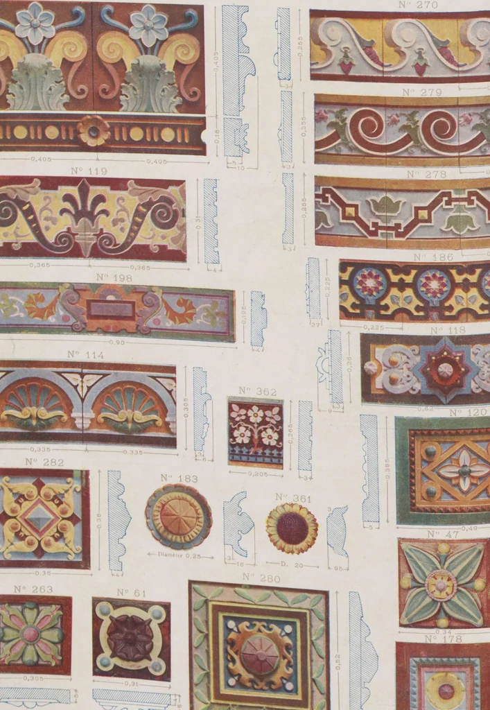 An illustration from Céramique décorative / Union des tuileries du centre, 1905, leaf 40