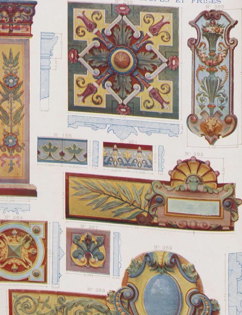 An illustration from Céramique décorative / Union des tuileries du centre, 1905, leaf 42