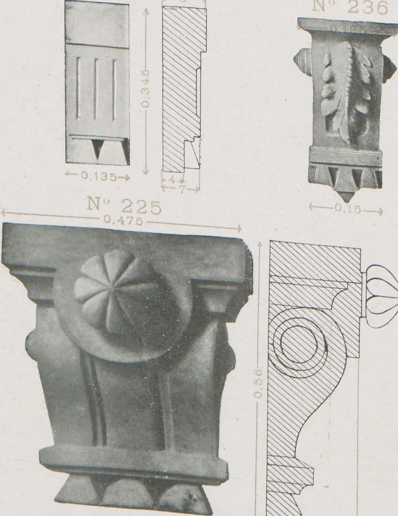 An illustration from Céramique décorative / Union des tuileries du centre, 1905, leaf 54