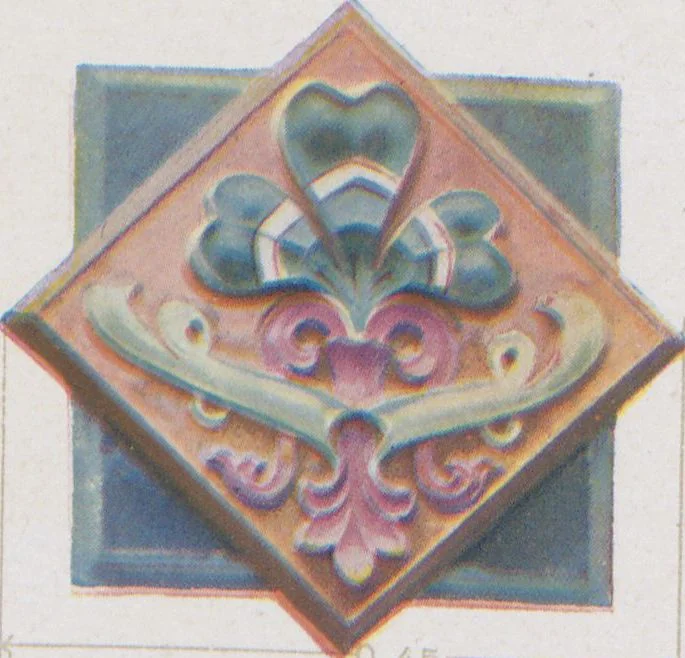 An illustration from Céramique décorative / Union des tuileries du centre, 1905, leaf 9