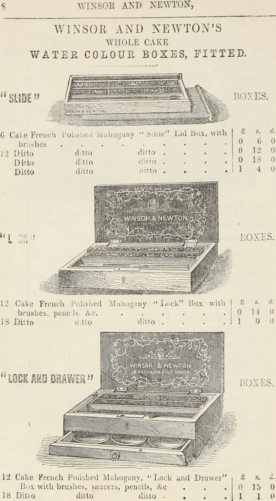 An illustration from Transparency painting on linen : for decorative purposes, panoramic and dioramic effects, ornamental blinds, &c. with instructions for the preparation of the linen, the combination and transfer of ornamental designs, combined surfaces, &c. / by W. Williams ; with illustrations by Charles Sibley, engraved by Dalziel, 1856, leaf 61
