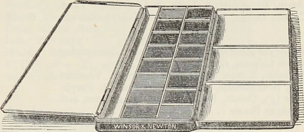 An illustration from Transparency painting on linen : for decorative purposes, panoramic and dioramic effects, ornamental blinds, &c. with instructions for the preparation of the linen, the combination and transfer of ornamental designs, combined surfaces, &c. / by W. Williams ; with illustrations by Charles Sibley, engraved by Dalziel, 1856, leaf 70