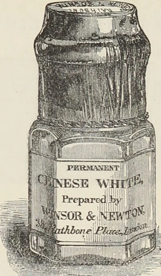 An illustration from Transparency painting on linen : for decorative purposes, panoramic and dioramic effects, ornamental blinds, &c. with instructions for the preparation of the linen, the combination and transfer of ornamental designs, combined surfaces, &c. / by W. Williams ; with illustrations by Charles Sibley, engraved by Dalziel, 1856, leaf 90