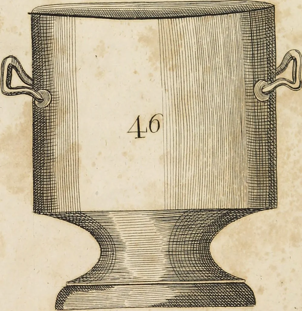 An illustration from Desseins des pièces de fayence fabriquées à Castleford Pottery près de Leeds par D. Dunderdale & Co. = Dibuxos de las piezas de loza que se fabrican a Castleford Pottery cerca Leeds, por D. Dunderdale & Co., 1796, leaf 33