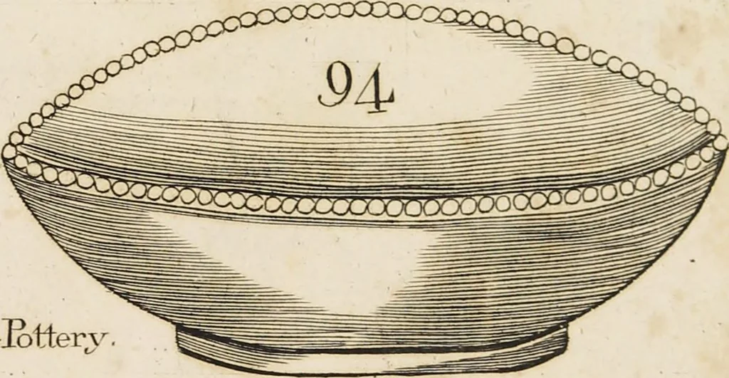 An illustration from Desseins des pièces de fayence fabriquées à Castleford Pottery près de Leeds par D. Dunderdale & Co. = Dibuxos de las piezas de loza que se fabrican a Castleford Pottery cerca Leeds, por D. Dunderdale & Co., 1796, leaf 49