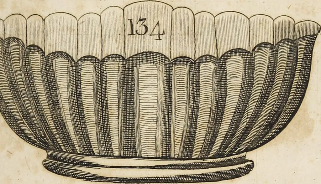 An illustration from Desseins des pièces de fayence fabriquées à Castleford Pottery près de Leeds par D. Dunderdale & Co. = Dibuxos de las piezas de loza que se fabrican a Castleford Pottery cerca Leeds, por D. Dunderdale & Co., 1796, leaf 65