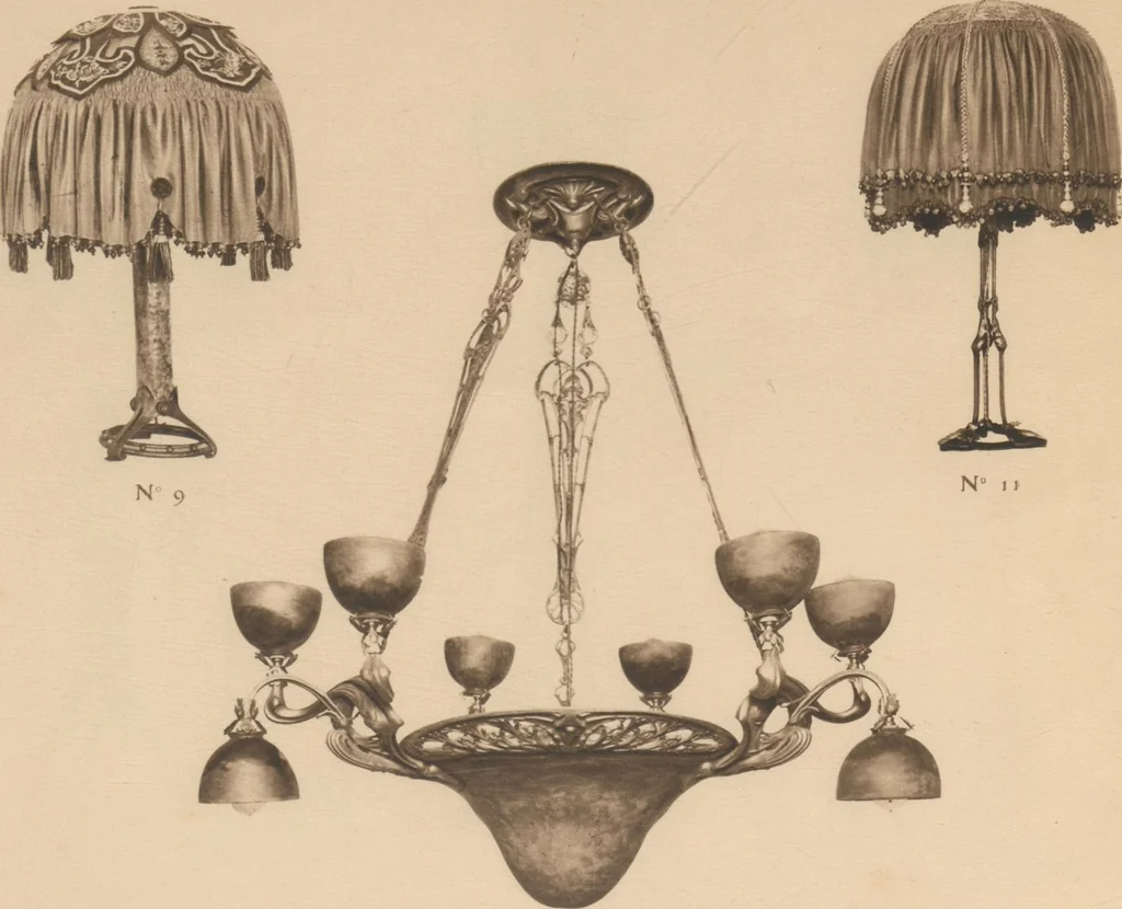An illustration from Meubles d'art, 1919, leaf 16