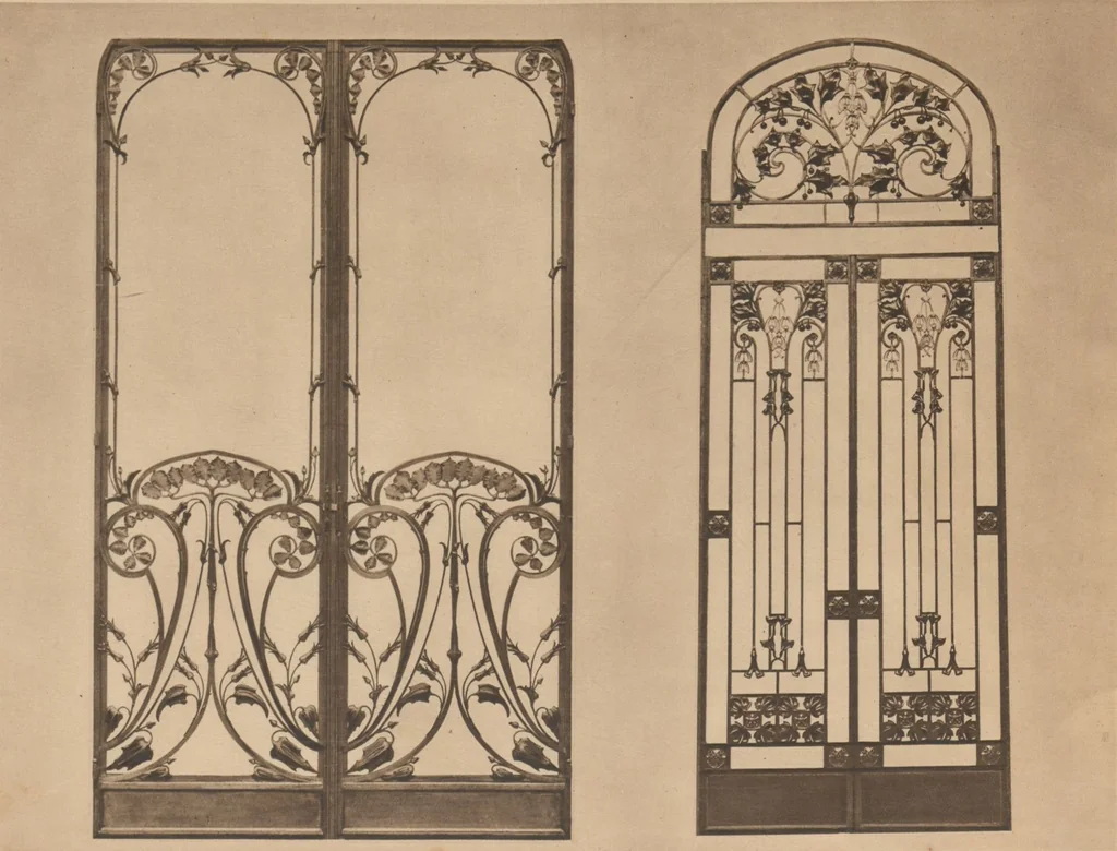 An illustration from Meubles d'art, 1919, leaf 18