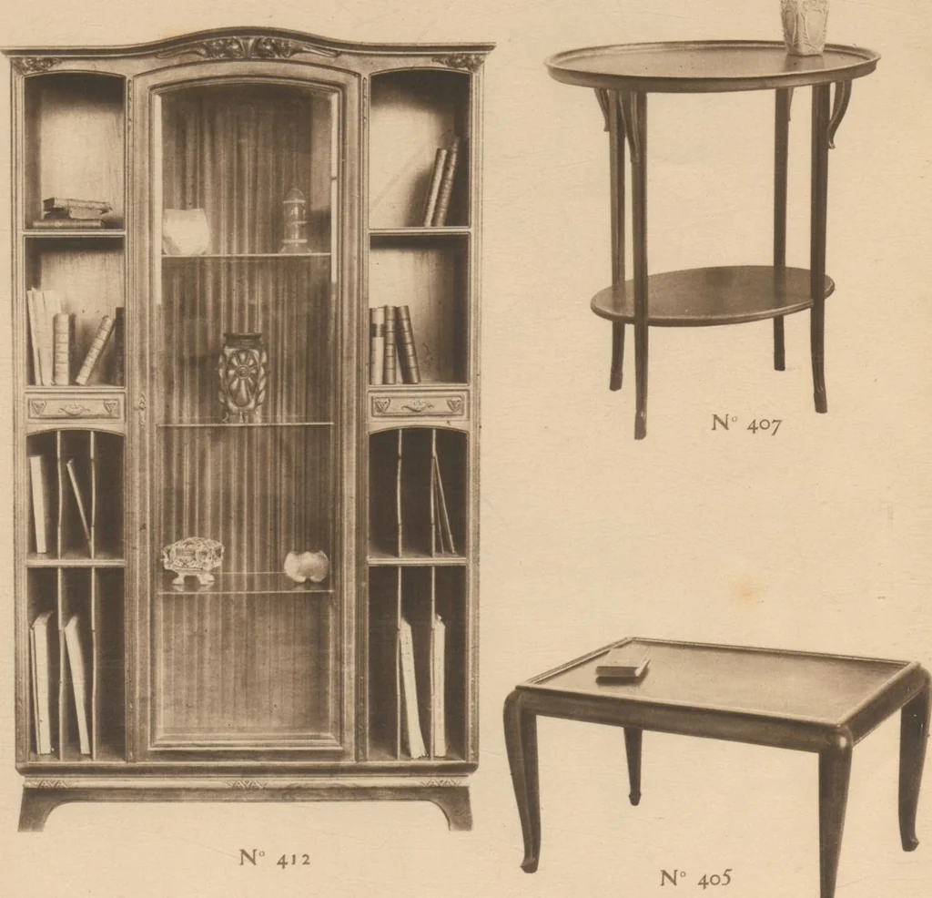 An illustration from Meubles d'art, 1919, leaf 26