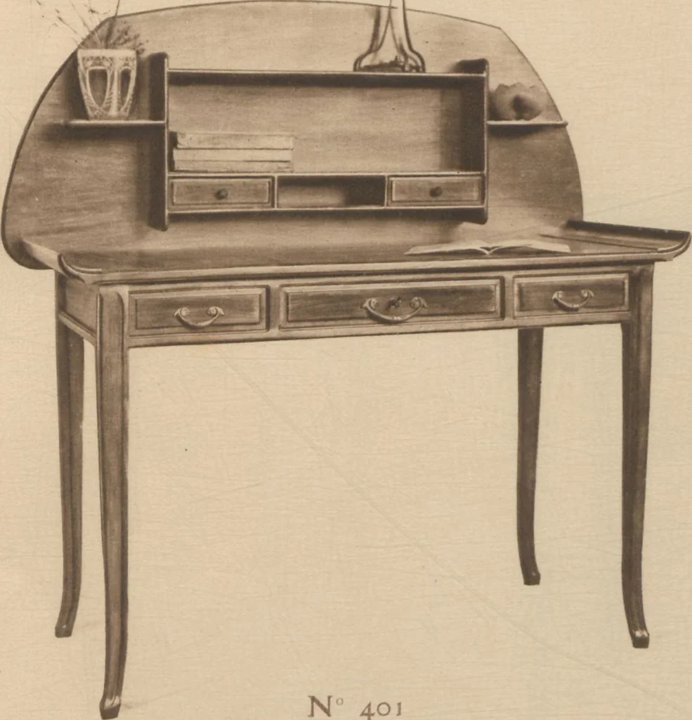 An illustration from Meubles d'art, 1919, leaf 27