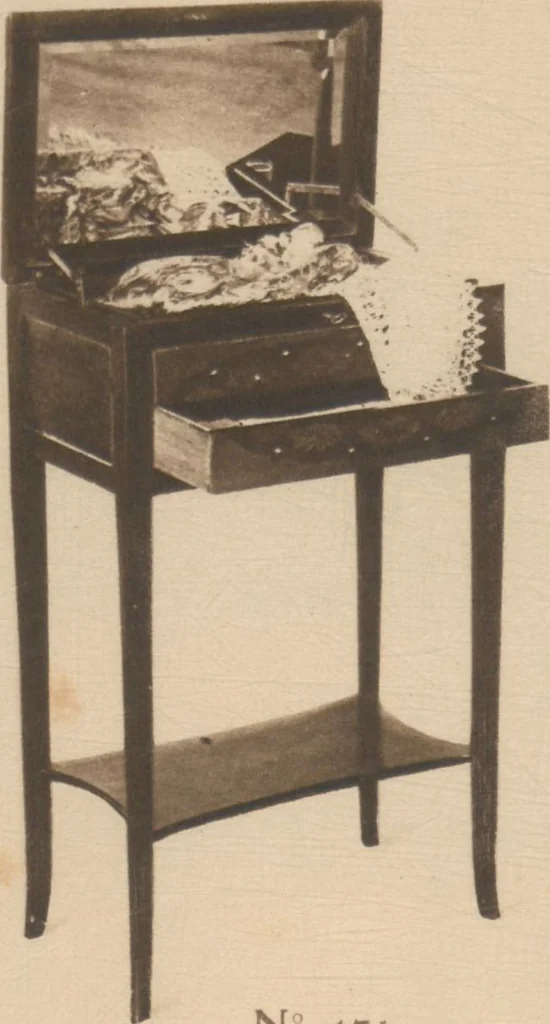 An illustration from Meubles d'art, 1919, leaf 28