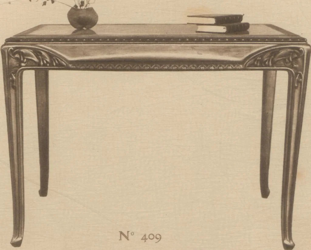 An illustration from Meubles d'art, 1919, leaf 29