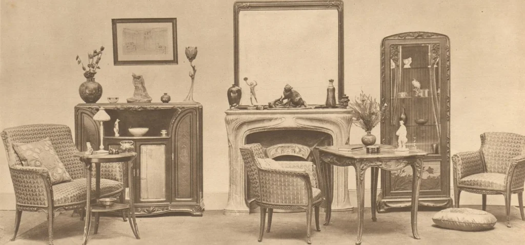 An illustration from Meubles d'art, 1919, leaf 36