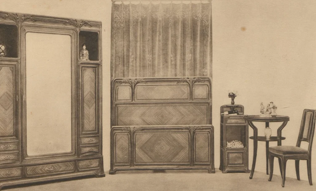 An illustration from Meubles d'art, 1919, leaf 55