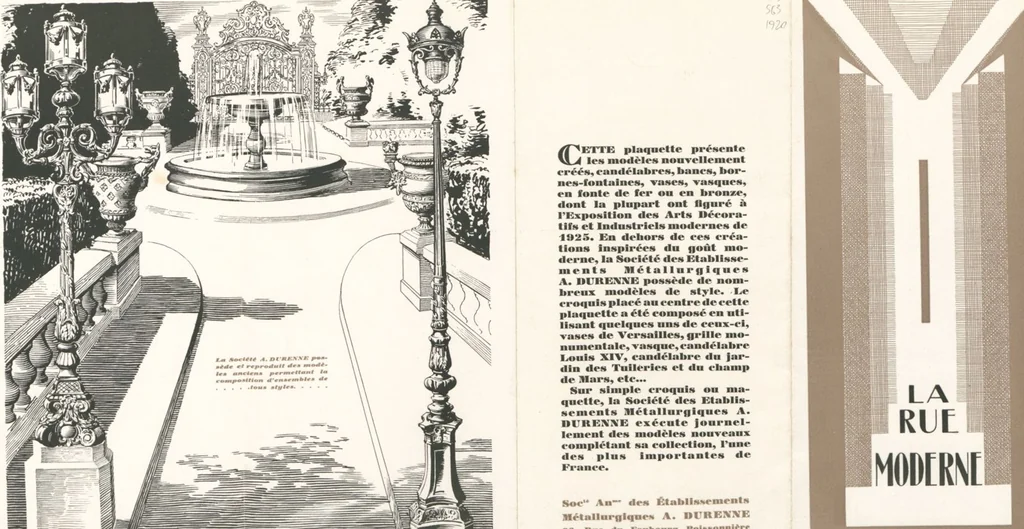An illustration from Les balustrades de style moderne, 1920, leaf 23