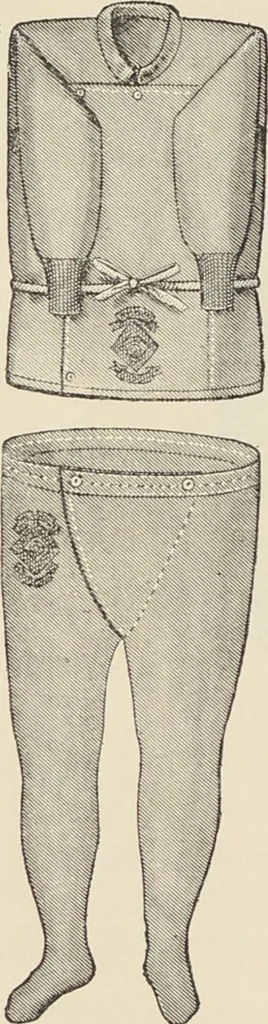 An illustration from Illustrated catalogue of the Dr. Jaeger's Sanitary Woolen System Co. : sole importers and exclusive manufacturers of all goods constructed under and pertaining to the Sanitary System of Dr. Gustav Jaeger : wholesale, retail, warerooms, 1889, leaf 30