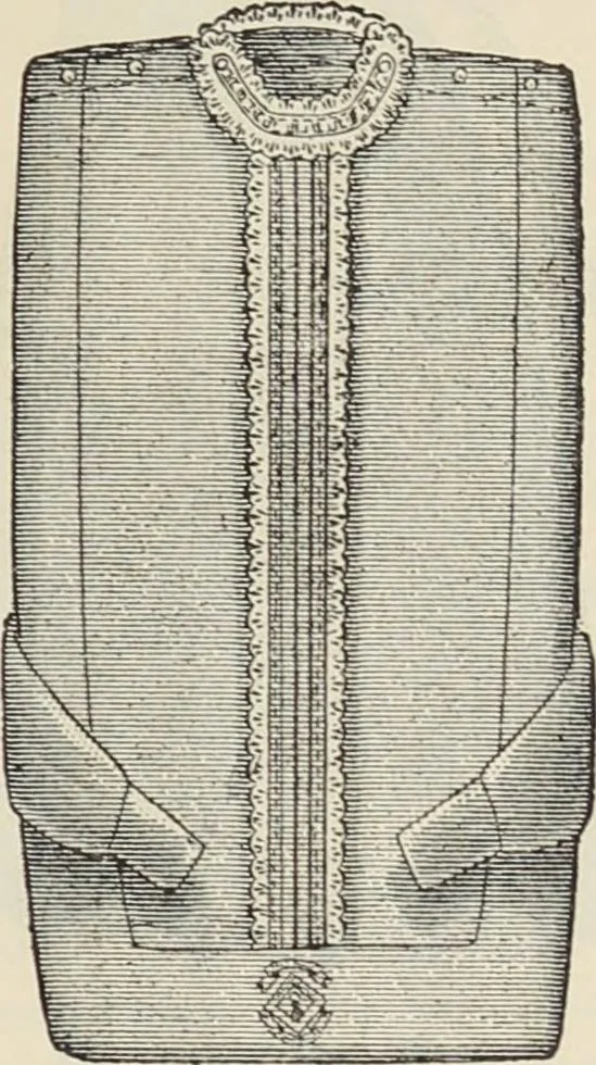 An illustration from Illustrated catalogue of the Dr. Jaeger's Sanitary Woolen System Co. : sole importers and exclusive manufacturers of all goods constructed under and pertaining to the Sanitary System of Dr. Gustav Jaeger : wholesale, retail, warerooms, 1889, leaf 35