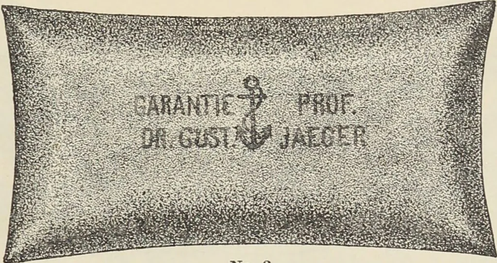 An illustration from Illustrated catalogue of the Dr. Jaeger's Sanitary Woolen System Co. : sole importers and exclusive manufacturers of all goods constructed under and pertaining to the Sanitary System of Dr. Gustav Jaeger : wholesale, retail, warerooms, 1889, leaf 51