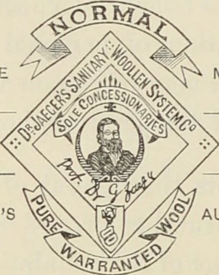 An illustration from Illustrated catalogue of the Dr. Jaeger's Sanitary Woolen System Co. : sole importers and exclusive manufacturers of all goods constructed under and pertaining to the Sanitary System of Dr. Gustav Jaeger : wholesale, retail, warerooms, 1889, leaf 56