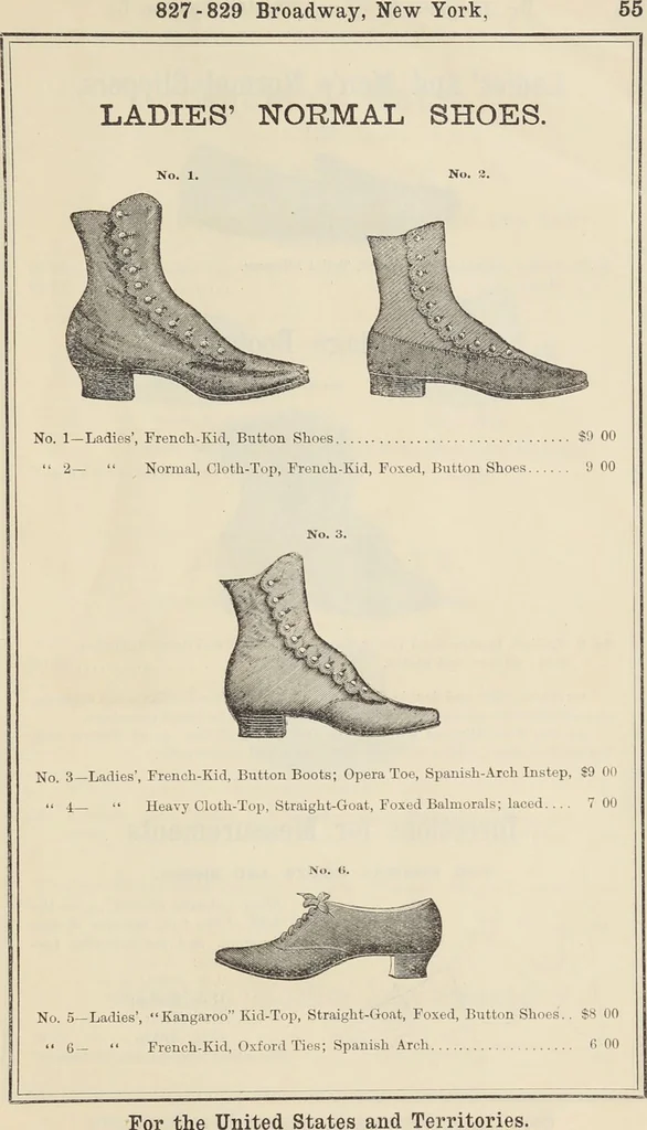 An illustration from Illustrated catalogue of the Dr. Jaeger's Sanitary Woolen System Co. : sole importers and exclusive manufacturers of all goods constructed under and pertaining to the Sanitary System of Dr. Gustav Jaeger : wholesale, retail, warerooms, 1889, leaf 63