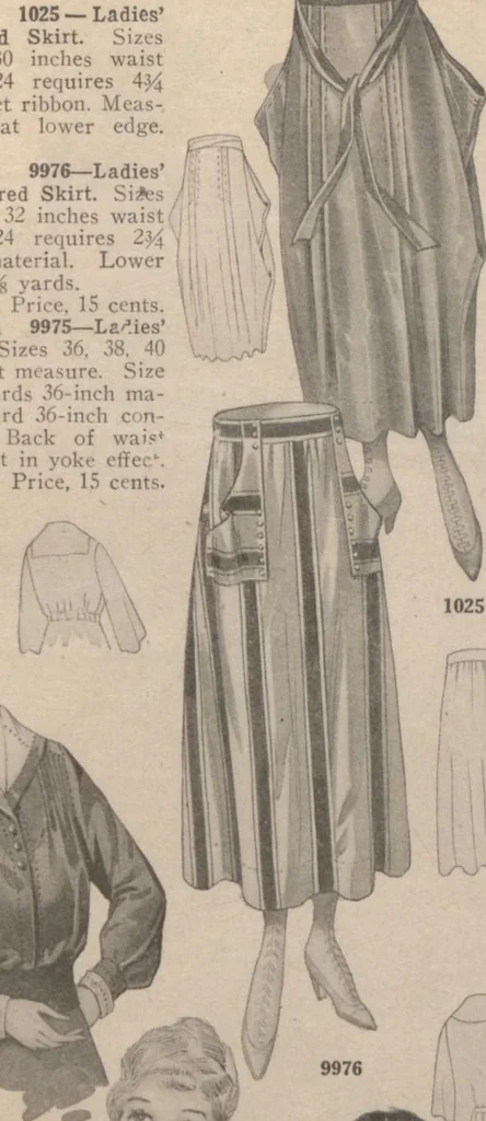 An illustration from Home book of fashions, 1917, leaf 13