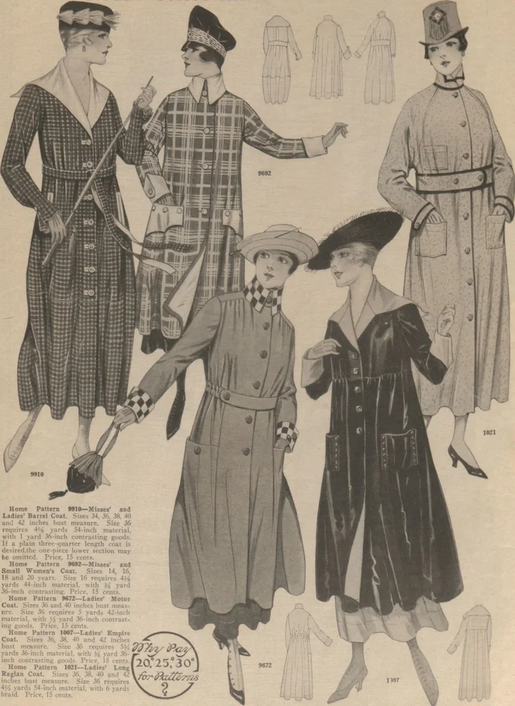 An illustration from Home book of fashions, 1917, leaf 14