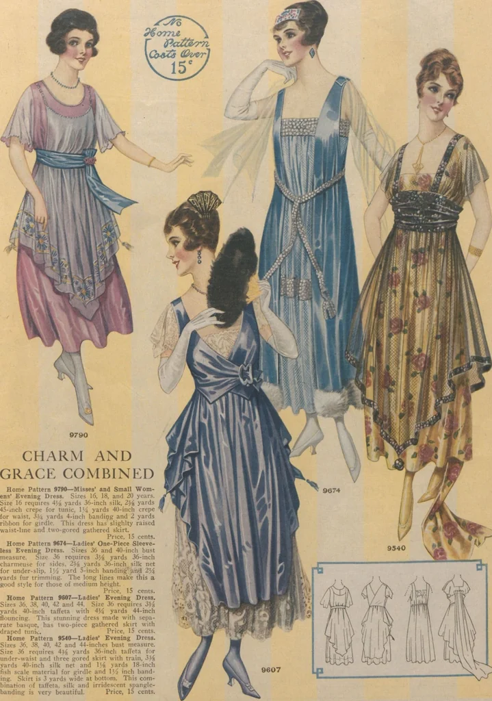 An illustration from Home book of fashions, 1917, leaf 17