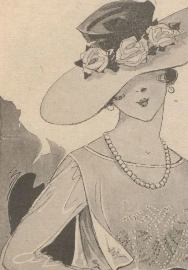 An illustration from Home book of fashions, 1917, leaf 19