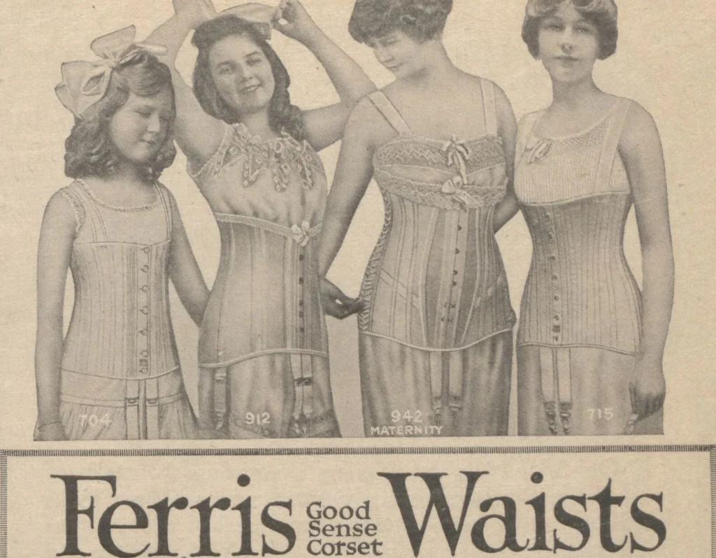 An illustration from Home book of fashions, 1917, leaf 21