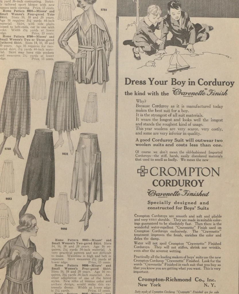 An illustration from Home book of fashions, 1917, leaf 25