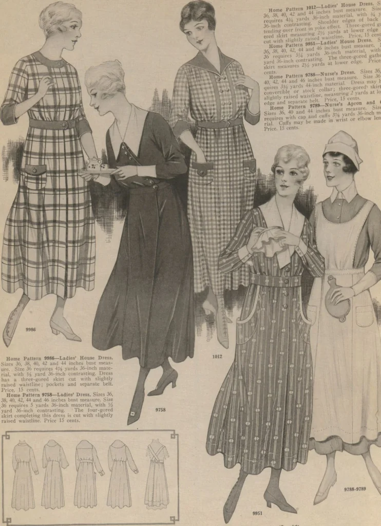 An illustration from Home book of fashions, 1917, leaf 26