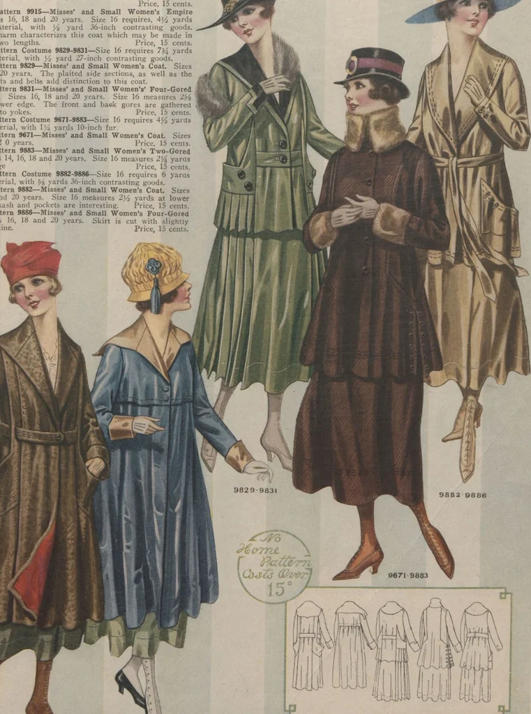 An illustration from Home book of fashions, 1917, leaf 27
