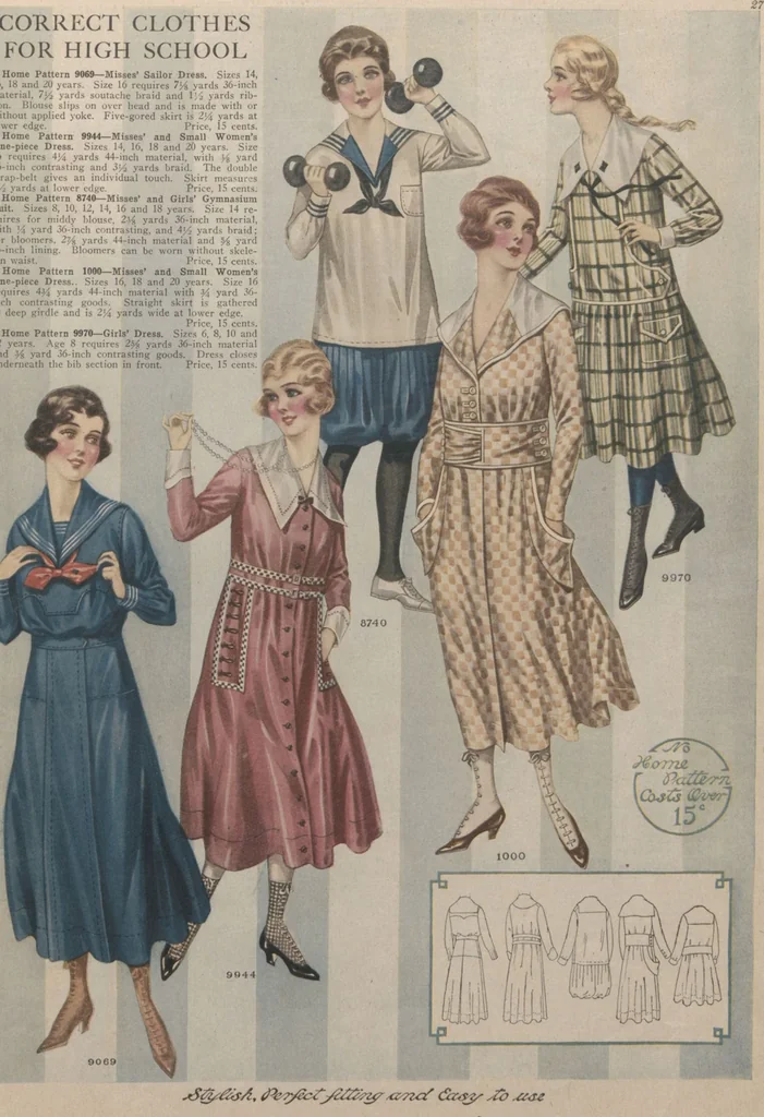An illustration from Home book of fashions, 1917, leaf 29