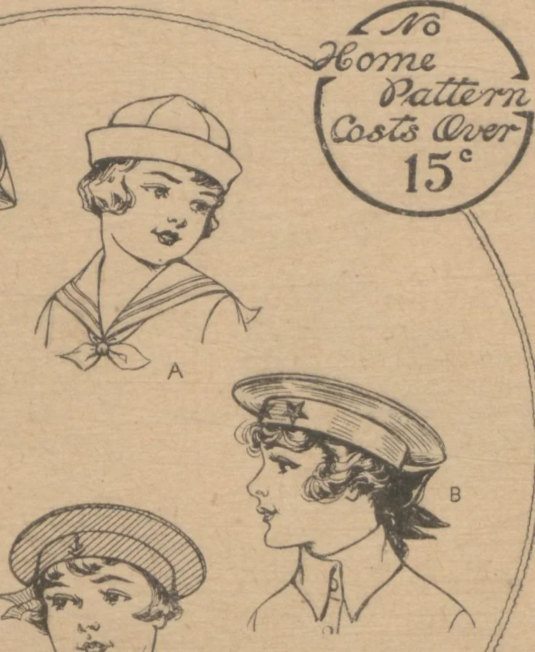 An illustration from Home book of fashions, 1917, leaf 39