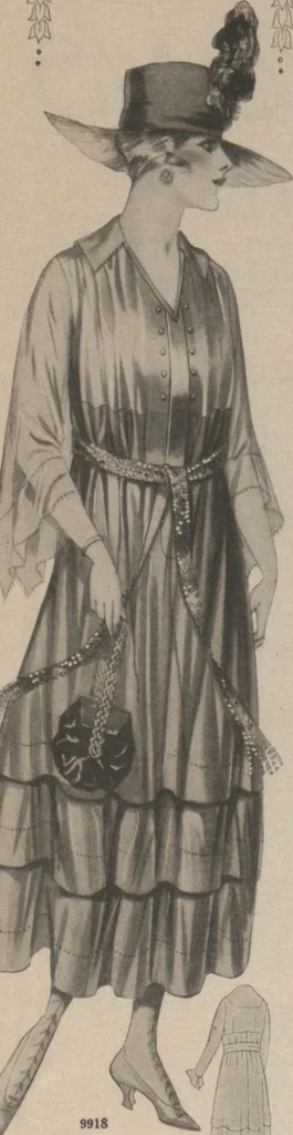 An illustration from Home book of fashions, 1917, leaf 4