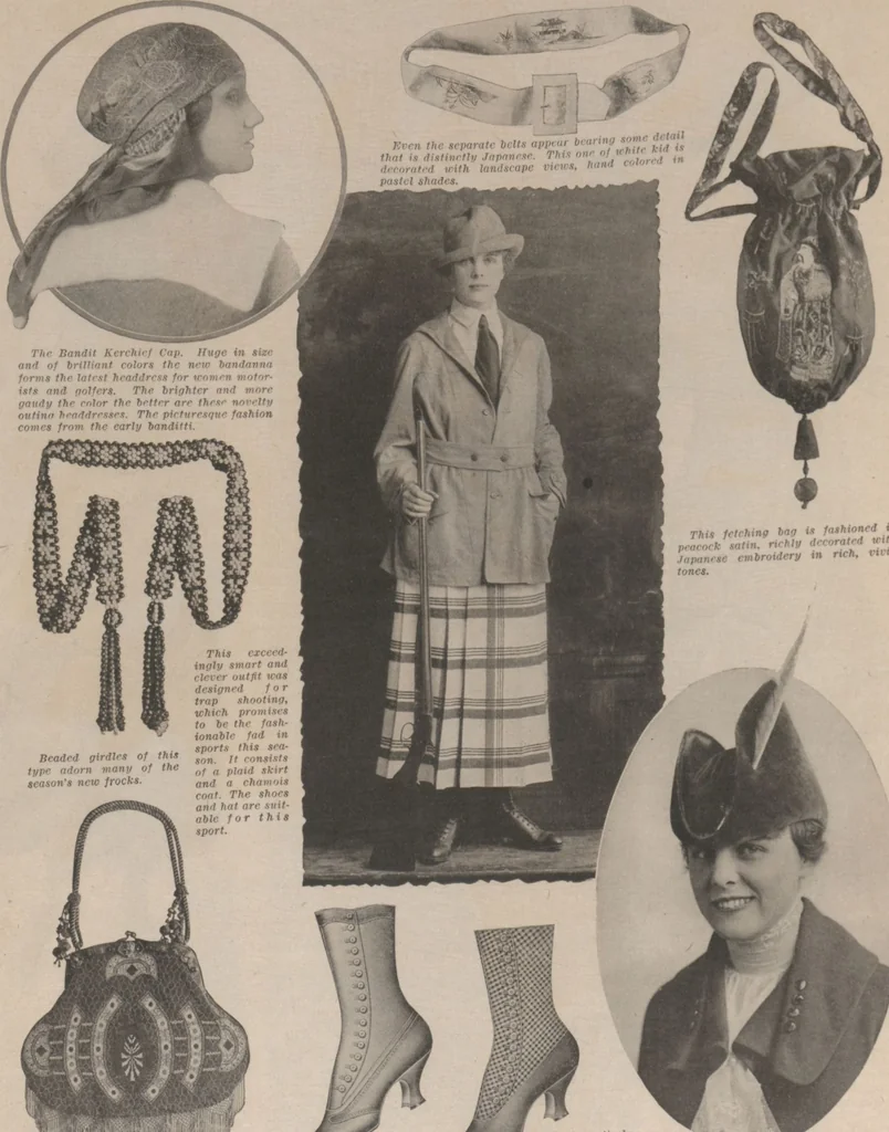 An illustration from Home book of fashions, 1917, leaf 6
