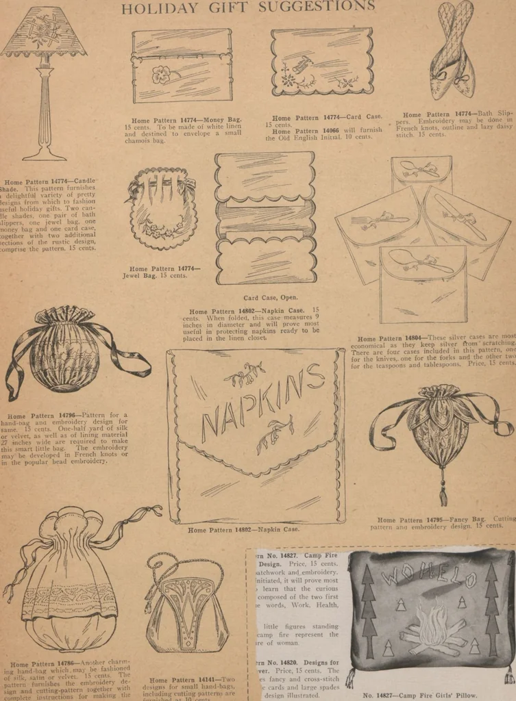 An illustration from Home book of fashions, 1917, leaf 65