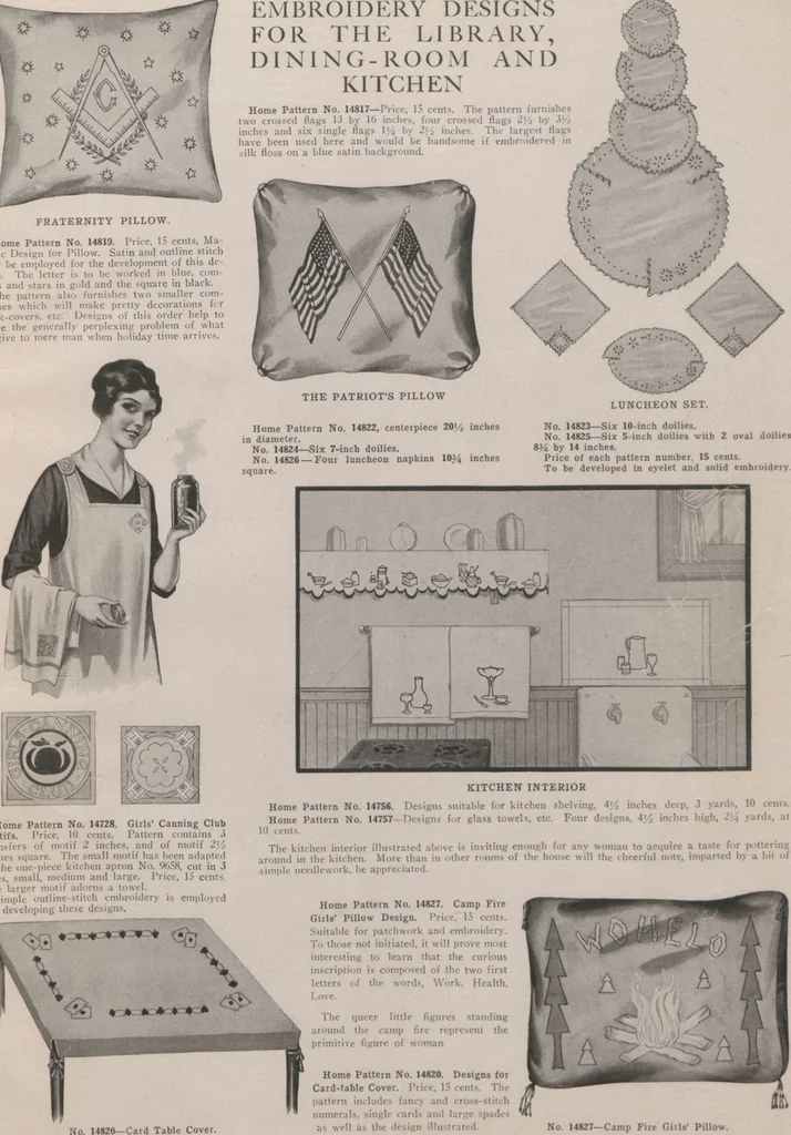 An illustration from Home book of fashions, 1917, leaf 67