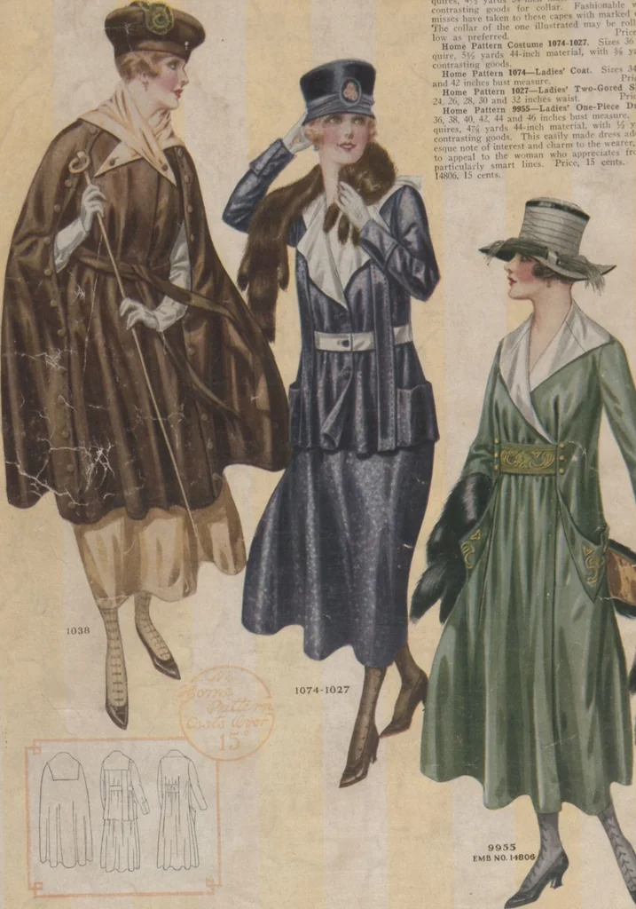 An illustration from Home book of fashions, 1917, leaf 68