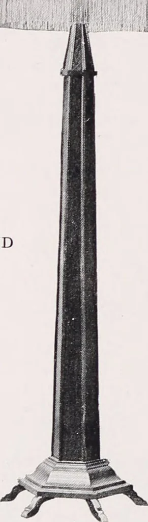 An illustration from Kerosene and gasoline lighting systems : for the illumination of stores, residences, halls, opera houses, churches, streets, boulevards, parks, wharves, railway stations, etc. : 1915-1916 / Nagel-Chase Mfg. Co, 1915, leaf 24