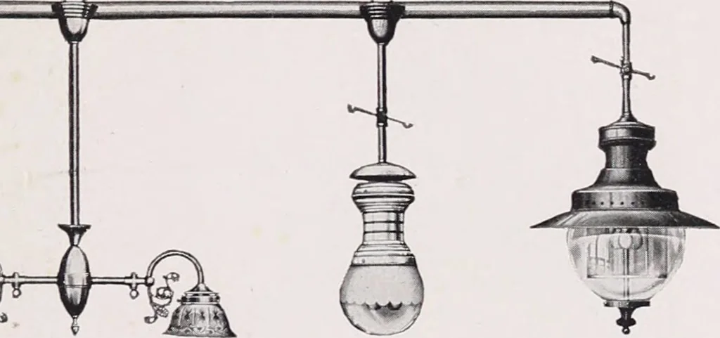 An illustration from Kerosene and gasoline lighting systems : for the illumination of stores, residences, halls, opera houses, churches, streets, boulevards, parks, wharves, railway stations, etc. : 1915-1916 / Nagel-Chase Mfg. Co, 1915, leaf 39