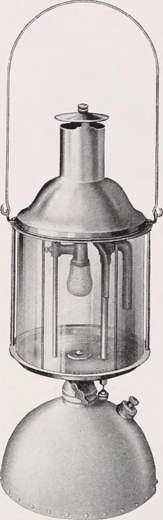 An illustration from Kerosene and gasoline lighting systems : for the illumination of stores, residences, halls, opera houses, churches, streets, boulevards, parks, wharves, railway stations, etc. : 1915-1916 / Nagel-Chase Mfg. Co, 1915, leaf 44