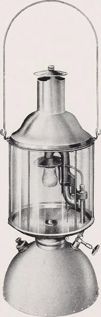 An illustration from Kerosene and gasoline lighting systems : for the illumination of stores, residences, halls, opera houses, churches, streets, boulevards, parks, wharves, railway stations, etc. : 1915-1916 / Nagel-Chase Mfg. Co, 1915, leaf 45