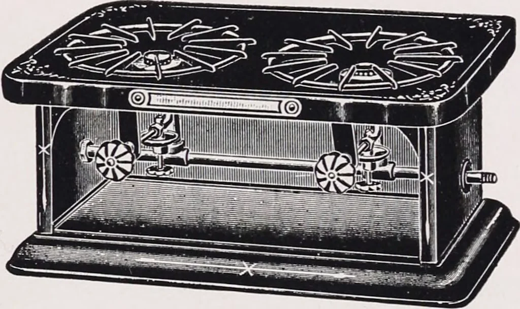 An illustration from Kerosene and gasoline lighting systems : for the illumination of stores, residences, halls, opera houses, churches, streets, boulevards, parks, wharves, railway stations, etc. : 1915-1916 / Nagel-Chase Mfg. Co, 1915, leaf 59