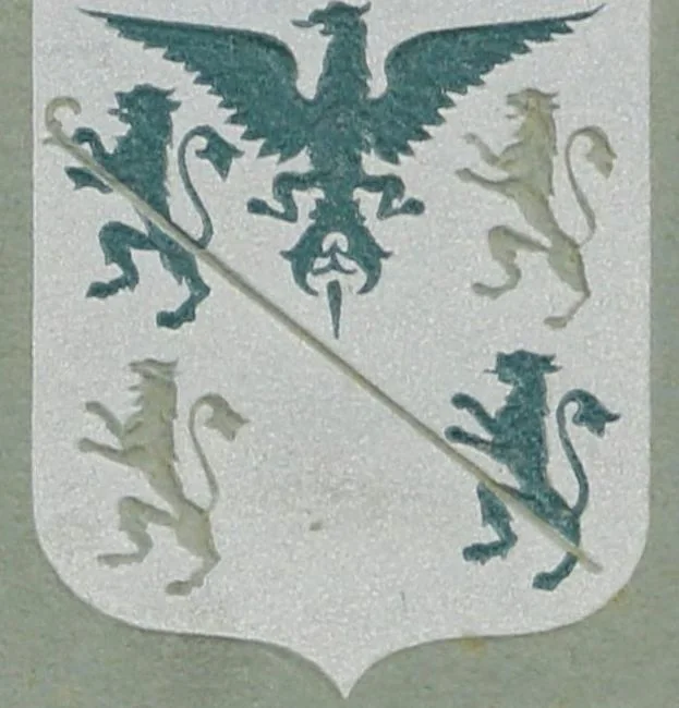 An illustration from Grès cérame, orvercéram éléments mosaíques d'or et d'argent, páte de verre / Produits céramiques de Maubeuge, société anonyme au capital de deux millions : Douzies-Maubeuge, Nord France, 1900, leaf 1