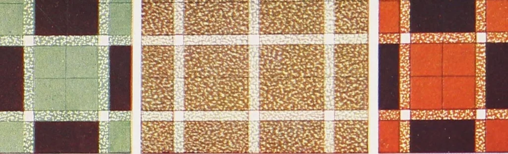 An illustration from Grès cérame, orvercéram éléments mosaíques d'or et d'argent, páte de verre / Produits céramiques de Maubeuge, société anonyme au capital de deux millions : Douzies-Maubeuge, Nord France, 1900, leaf 11