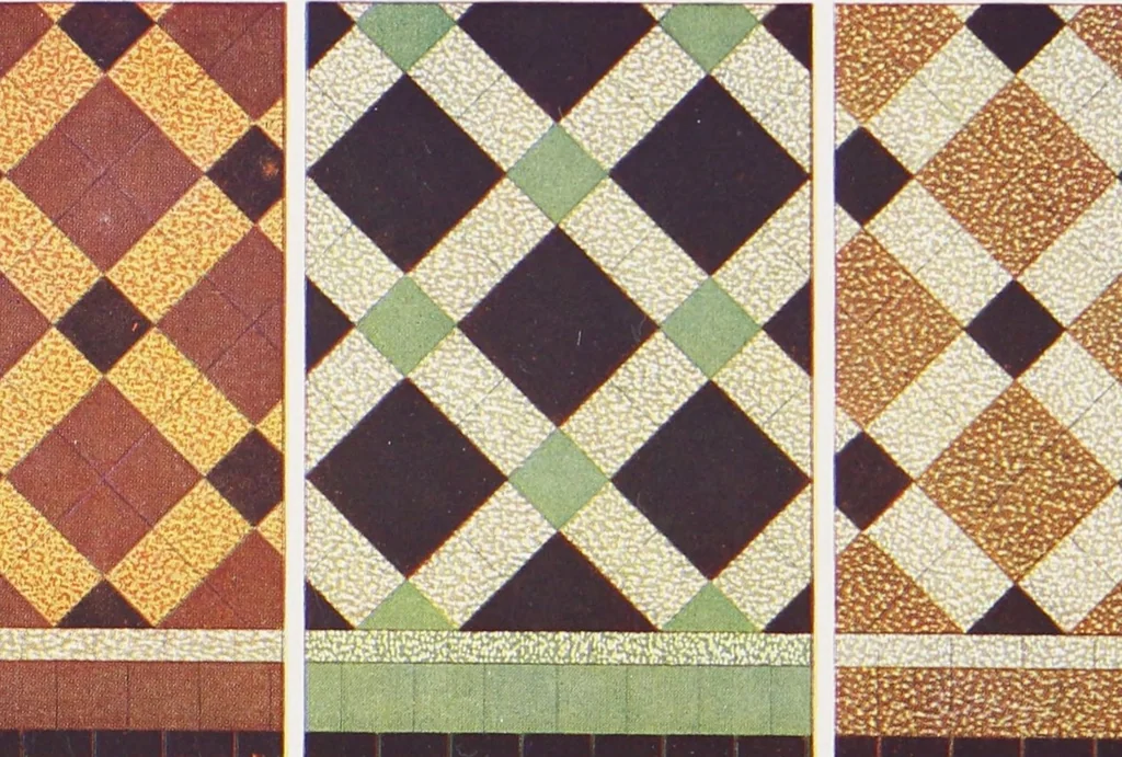 An illustration from Grès cérame, orvercéram éléments mosaíques d'or et d'argent, páte de verre / Produits céramiques de Maubeuge, société anonyme au capital de deux millions : Douzies-Maubeuge, Nord France, 1900, leaf 11