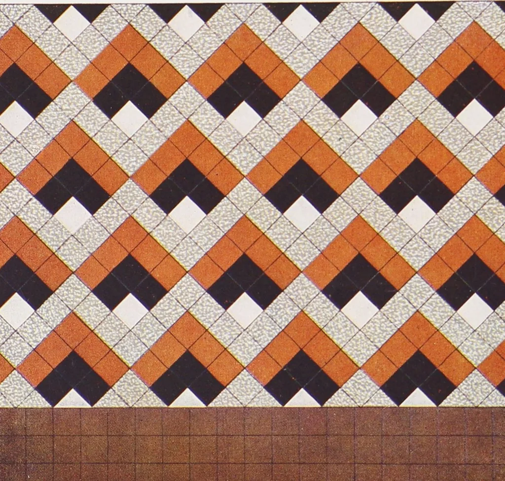 An illustration from Grès cérame, orvercéram éléments mosaíques d'or et d'argent, páte de verre / Produits céramiques de Maubeuge, société anonyme au capital de deux millions : Douzies-Maubeuge, Nord France, 1900, leaf 17