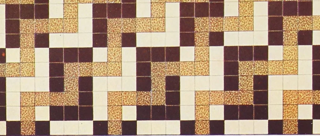 An illustration from Grès cérame, orvercéram éléments mosaíques d'or et d'argent, páte de verre / Produits céramiques de Maubeuge, société anonyme au capital de deux millions : Douzies-Maubeuge, Nord France, 1900, leaf 27