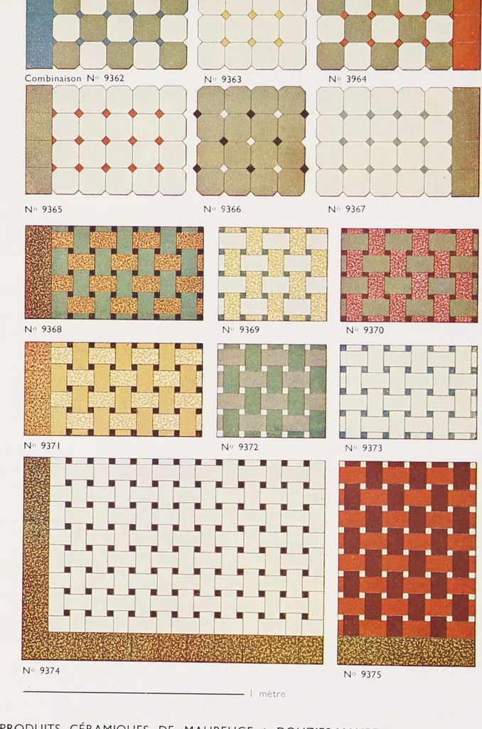 An illustration from Grès cérame, orvercéram éléments mosaíques d'or et d'argent, páte de verre / Produits céramiques de Maubeuge, société anonyme au capital de deux millions : Douzies-Maubeuge, Nord France, 1900, leaf 29
